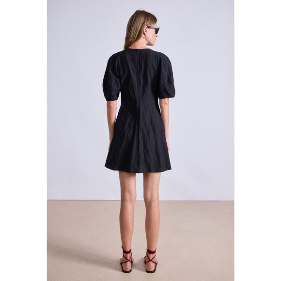 Apiece Apart Bettina Mini Dress in Black 00 - Picture 4 of 5
